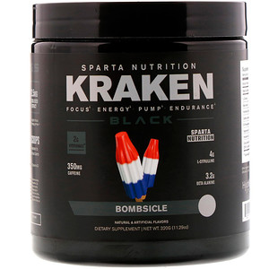 Отзывы о Sparta Nutrition, Kraken Black, Bombsicle, 11.29 oz (320 g)