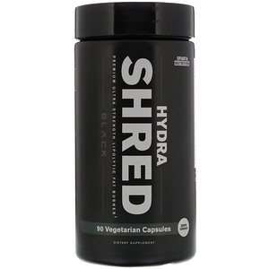 Отзывы о Sparta Nutrition, Hydra Shred Black, Premium Ultra Strength Lipolytic Fat Burner, 90 Vegetarian Capsules