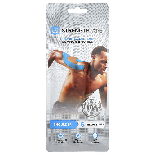 Strengthtape, Shoulder Tape, 6 Precut Strips