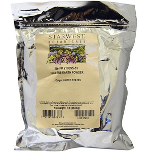 Отзывы о Старвест Ботаникалс, Fullers Earth Powder, 1 lb (453.6 g)