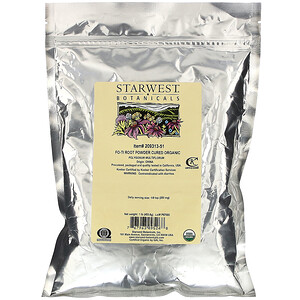 Отзывы о Старвест Ботаникалс, Organic, Fo-Ti Root Powder Cured , 1 lb (453.6 g)
