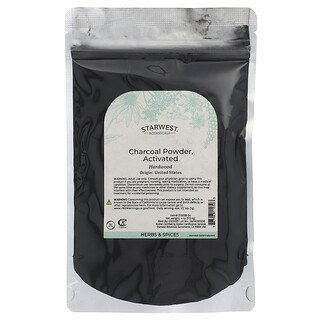 Starwest Botanicals, チャコールパウダー、活性、113.4g（4オンス）