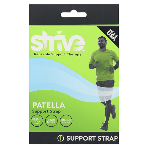 Strive, Sangle de soutien pour la patella, Taille unique, 1 pièce