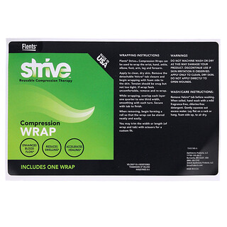 Strive, Compressie wikkel, zwart, 1 wikkel