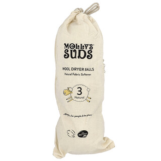 Molly's Suds, Bolas de lana para secadora, 3 bolas