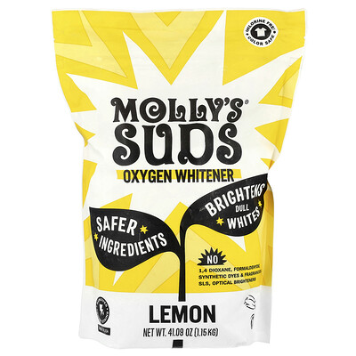 Molly's Suds  Oxygen Whitener  Lemon  41.09 oz (1.15 kg)