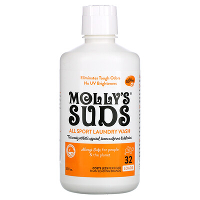 

Molly's Suds средство для стирки спортивной одежды 950 мл (32 жидк. унции)