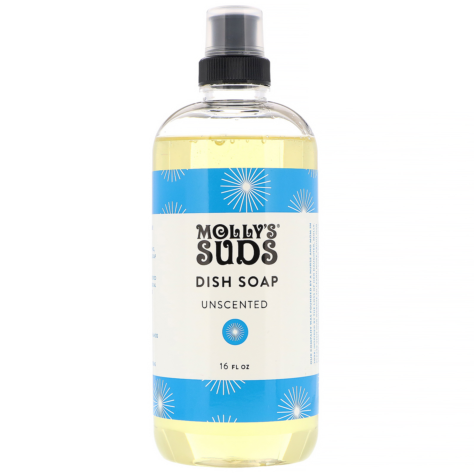 Molly's Suds, Dish Soap, Unscented, 16 fl oz iHerb