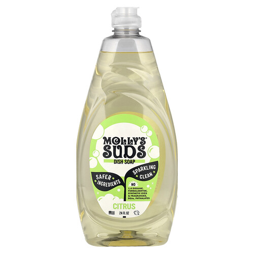 Molly's Suds Dish Soap, Citrus, 24 fl oz
