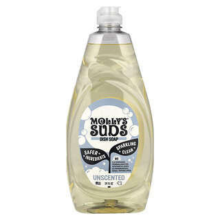 Molly's Suds, Diskmedel, oparfymerad, 24 fl oz