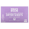 Dryer Sheets, Lavender, 120 Sheets