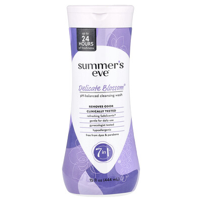 Summer's Eve  7 in 1™ pH-Balanced Cleansing Wash  Delicate Blossom®  15 fl oz (444 ml)