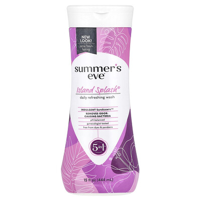 Summer's Eve  5 in 1™ Daily Refreshing Wash  Island Splash®  15 fl oz (444 ml)
