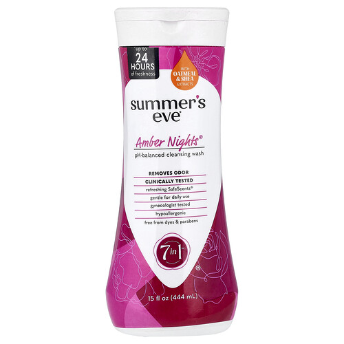 Summer's Eve 7 in 1™ pH-Balanced Cleansing Wash, Amber Nights™, 15 fl oz (444 ml)