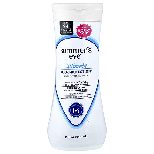 Summer's Eve, Ultimate Odor Protection™, Daily Refreshing Wash, erfrischende Waschlotion für den täglichen Gebrauch, leichte Frische, 444 ml (15 fl. oz.)