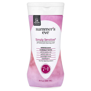 Summer's Eve, pH-Balanced Cleansing Wash, Simply Sensitive®, 9 fl oz (266 ml)
