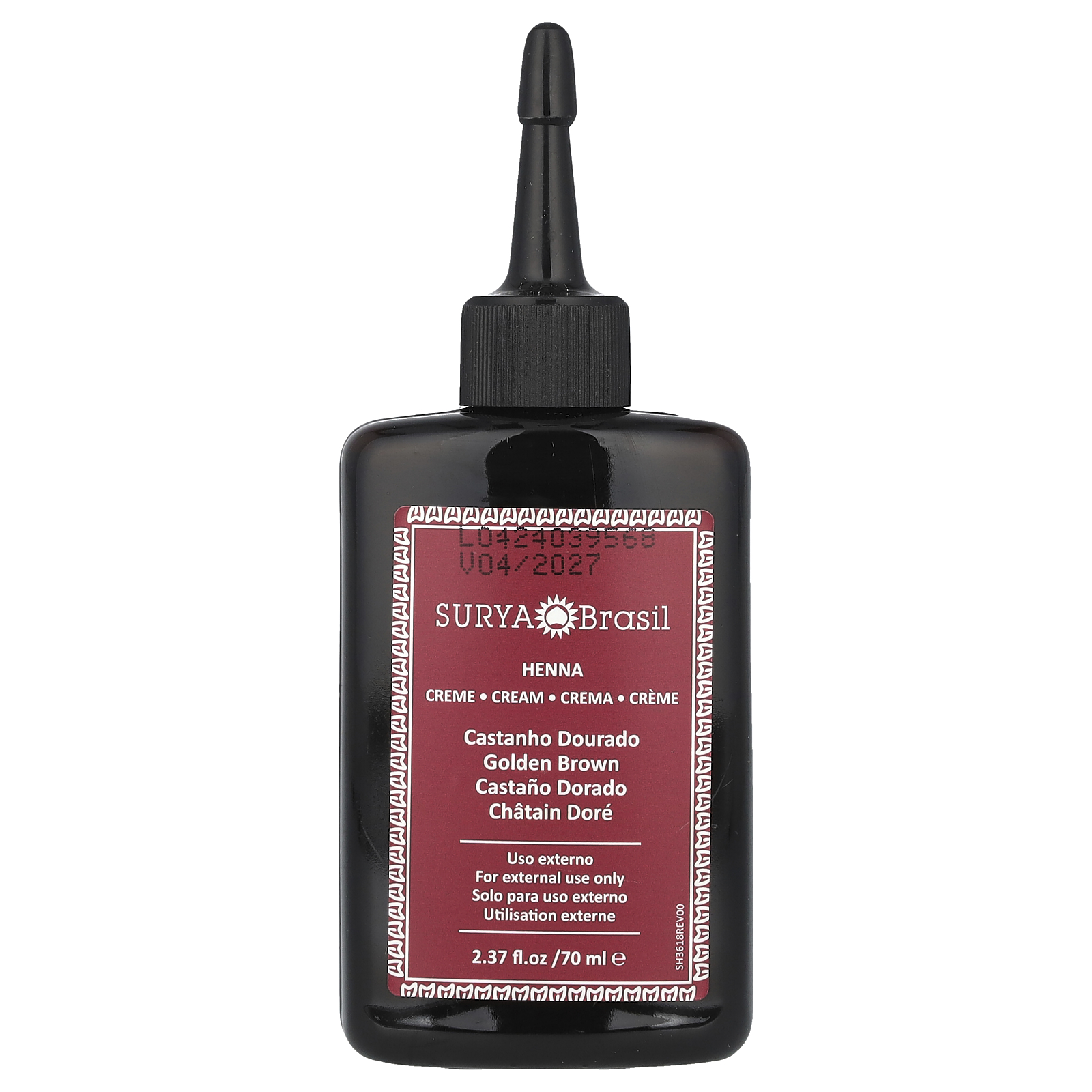 Крем-хна Полупостоянная веганская краска для волос для покрытия седины и тоник для 4990₽