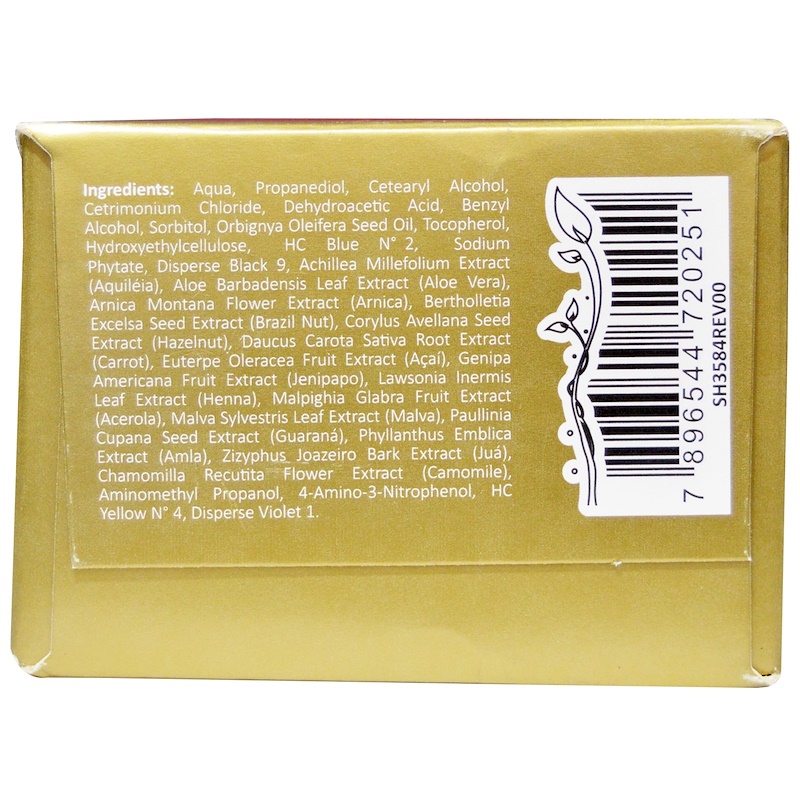 Surya Brasil, Henna Cream, HighPerformance Healthy Hair Color for Grey