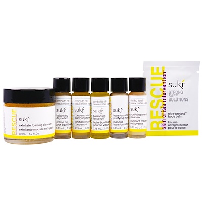Suki Inc. Care, Your Daily Regimen, Mini Kit for Clarity, 7 Piece Kit