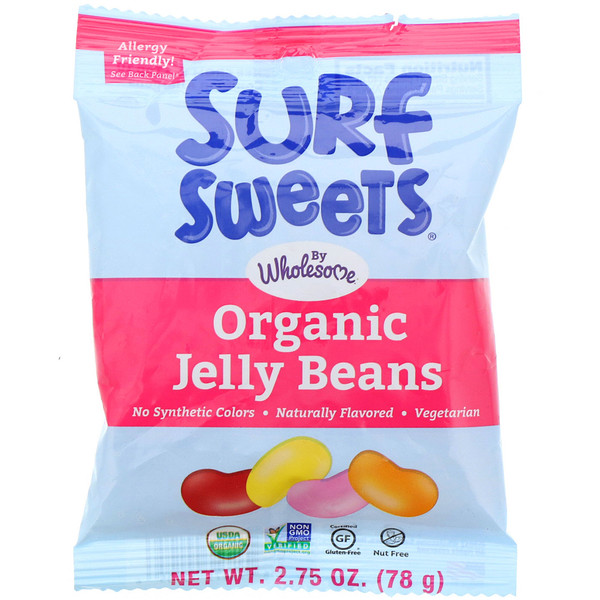 Surf-Sweets, 유기농 젤리 콩, 2.75 oz (78 g) - iHerb.com Surf-Sweets, 유기농 젤리 콩, 2.75 oz (78 g)