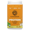 صانووريور, Classic Plus Protein، فحم نباتي عضوي، فانيليا، 1.65 رطل (750 غرام)