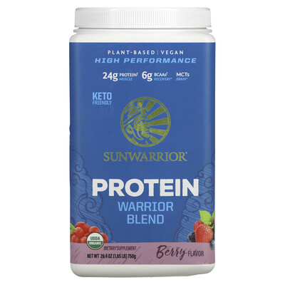 

Sunwarrior Warrior Blend Protein Berry 1.65 lb (750 g)