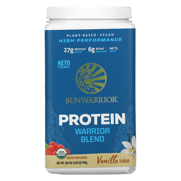 Warrior Blend Protein, Vanilla, 1.65 lb (750 g)
