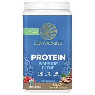 Sunwarrior, Warrior Blend, Proteína, Tostada francesa con arce, 750 g (1,65 lb)