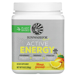 Sunwarrior, Sport, Active Energy Preworkout, Mango Lemonade, 10 oz ( 285 g)