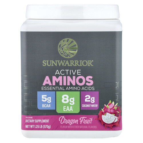 Sunwarrior, Aktive Aminosäure, Drachenfrucht, 570 g