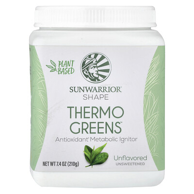 Product Image for Sunwarrior, Shape, Thermo Greens , Unflavored, 7.4 oz (210 g)