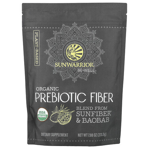 Sunwarrior, Organic Prebiotic Fiber, 7.88 oz (223.5 g)