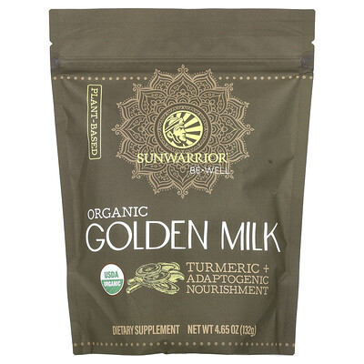 Sunwarrior  Organic Golden Milk  4.65 oz (132 g)