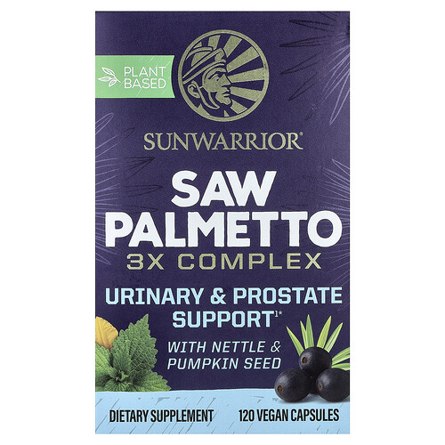 Sunwarrior, Sägepalme, 120 vegane Kapseln