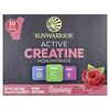 Sunwarrior, Active Creatine Monohydrate, Raspberry, 30 Packets, 0.24 oz (7 g) Each