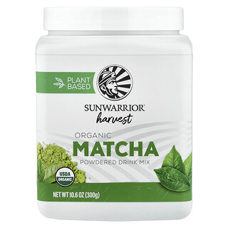太阳勇士, Harvest, Organic Matcha Powdered Drink Mix, 10.6 oz (300 g)