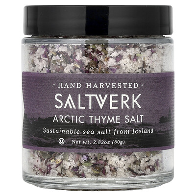 Saltverk, Sal de tomillo ártico, 80 g (2,82 oz)
