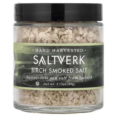 Saltverk, Sal ahumada de abedul, 90 g (3,17 oz)