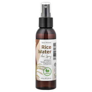 Seven Minerals, Rice Water Hair Spray，4 液量盎司（120 毫升）
