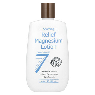 Seven Minerals, Lotion apaisante au magnésium, 237 ml