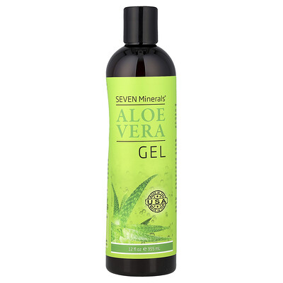 Product Image for Seven Minerals, Aloe Vera Gel, 12 fl oz (355 ml)