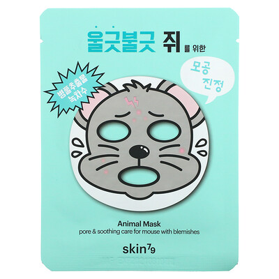 Купить Skin79 Animal Beauty Mask, успокаивающая маска для мышей, 1 шт., 23 г (0, 81 унции)