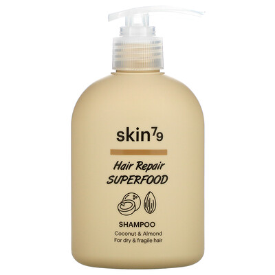 Skin79 Hair Repair Superfood, шампунь для сухих и ломких волос, с кокосом и миндалем, 230 мл (7,77 жидк. Унции)
