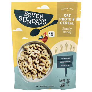 Seven Sundays, вівсяні протеїнові пластівці, Simply Honey, 227 г (8 унцій)