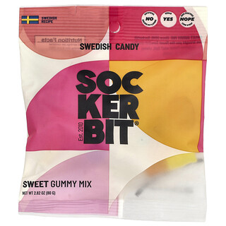 Sockerbit, Swedish Candy, Sweet Gummy Mix, 2.82 oz (80 g)