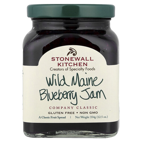 Stonewall Kitchen, Wild Maine Blueberry Marmelade, Konfitüre mit wilden Maine-Heidelbeeren, 354 g (12,5 oz.)