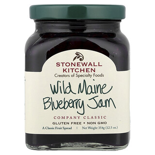 Stonewall Kitchen, Wild Maine Blueberry Jam, 12.5 oz (354 g)