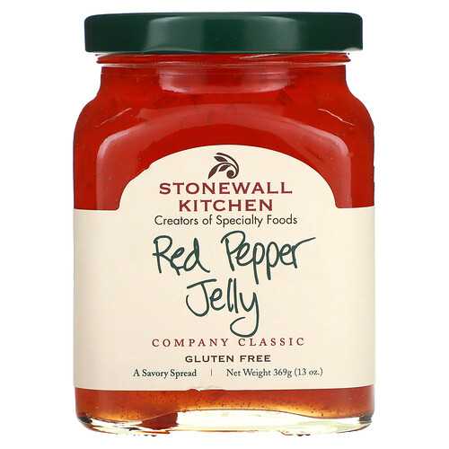 Stonewall Kitchen, Red Pepper Jelly, Gelee aus roten Pfefferkörnern, 369 g (13 oz.)