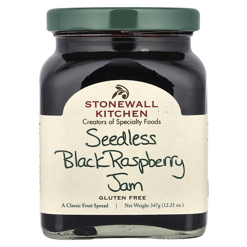 Stonewall Kitchen, Seedless Black Raspberry Jam, 12.25 oz (347 g)