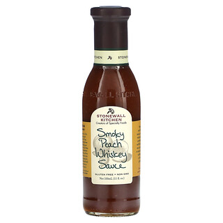 Stonewall Kitchen, Salsa de melocotón y whisky ahumado, 330 ml (11 oz. líq.)